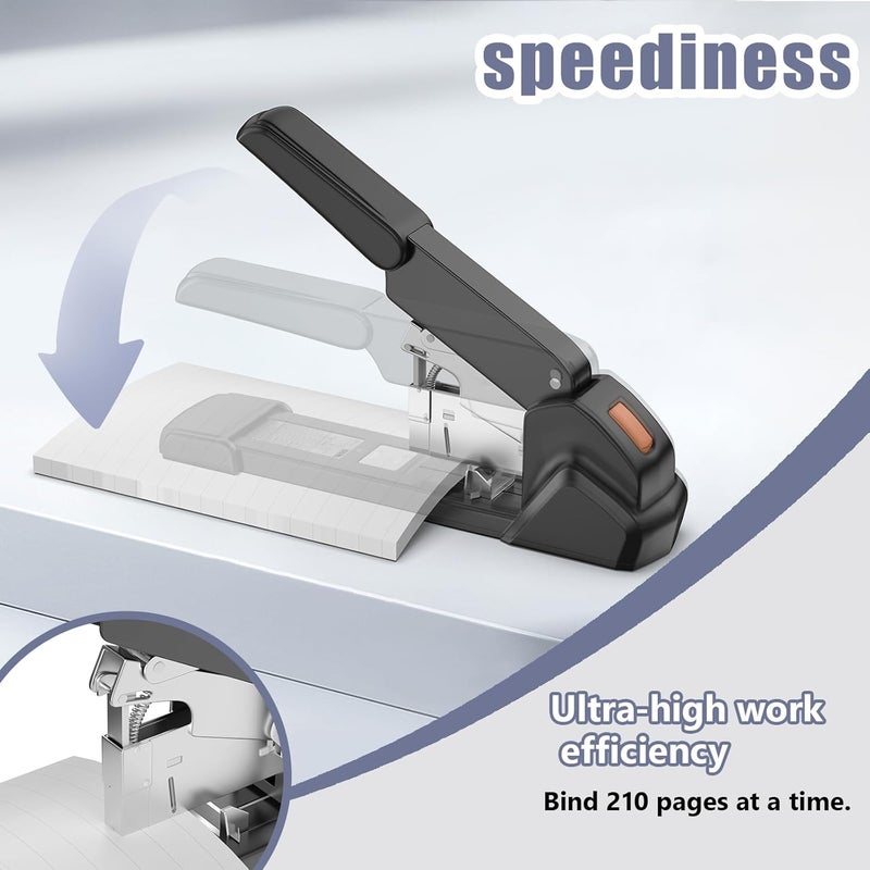 FYOUNG Labor-Saving Heavy Duty Stapler,240 Sheets High Capacity, Large Office Staplers,Large Industrial Stapler,3000 Staples Included,Easy to Bind. - Image 3